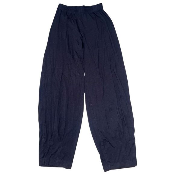 Q’Neel Black Elastic High Waist Jogger Type Linen Pants Women size 8 - Picture 6 of 14